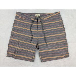 Marine Layer Striped Shorts Men's Size 34 Unlined‎ Swim Shorts Board Shorts